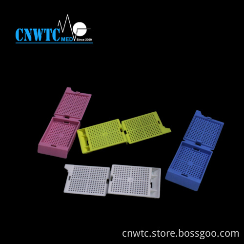 Lab Supplies: Square Embedding Cassette for Plastic Pathology Biopsy Specimens